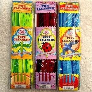 eeBoo Super, Extra Plush Chenille Stems | 108 Assorted Pieces